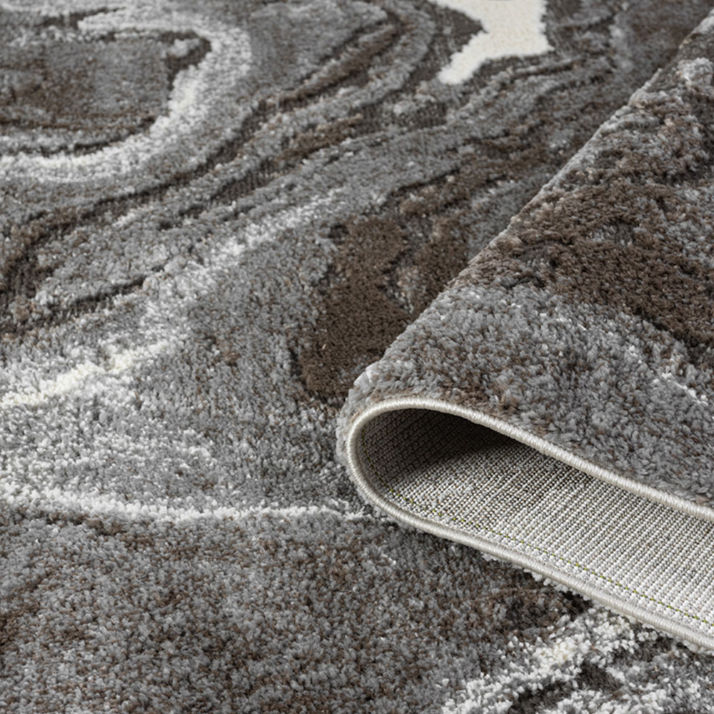 Desire Rugs Eleanor Grey Marble Embossed Rug 200 x 290cm Image 3