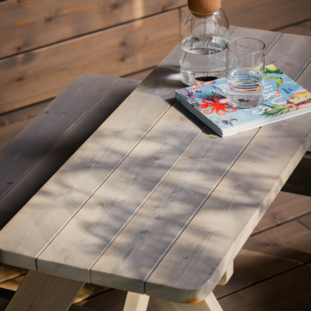 AMATA Ungurs Children Mini Picnic Table Grey Image 7