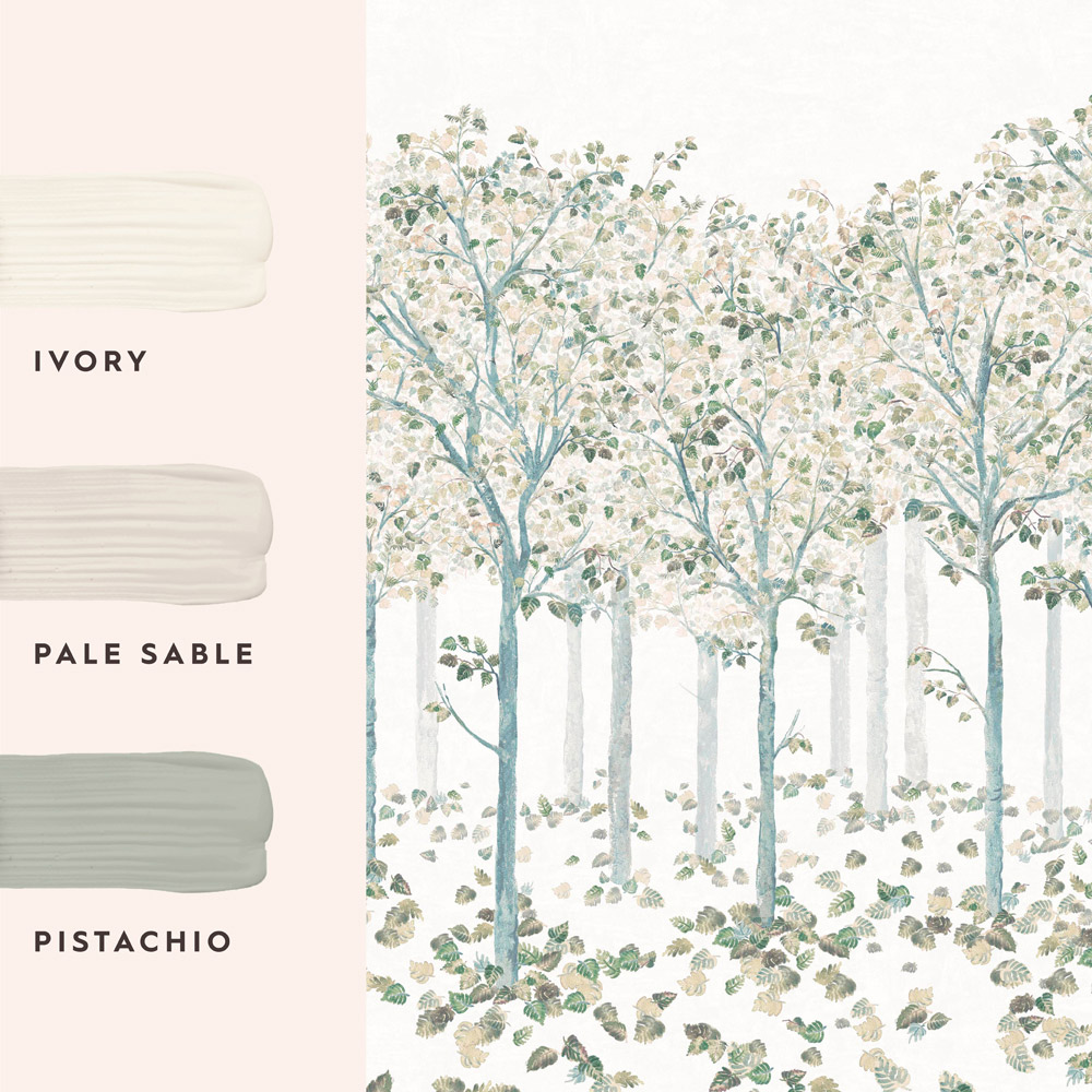 Laura Ashley Ashurst Natural Mural Image 3