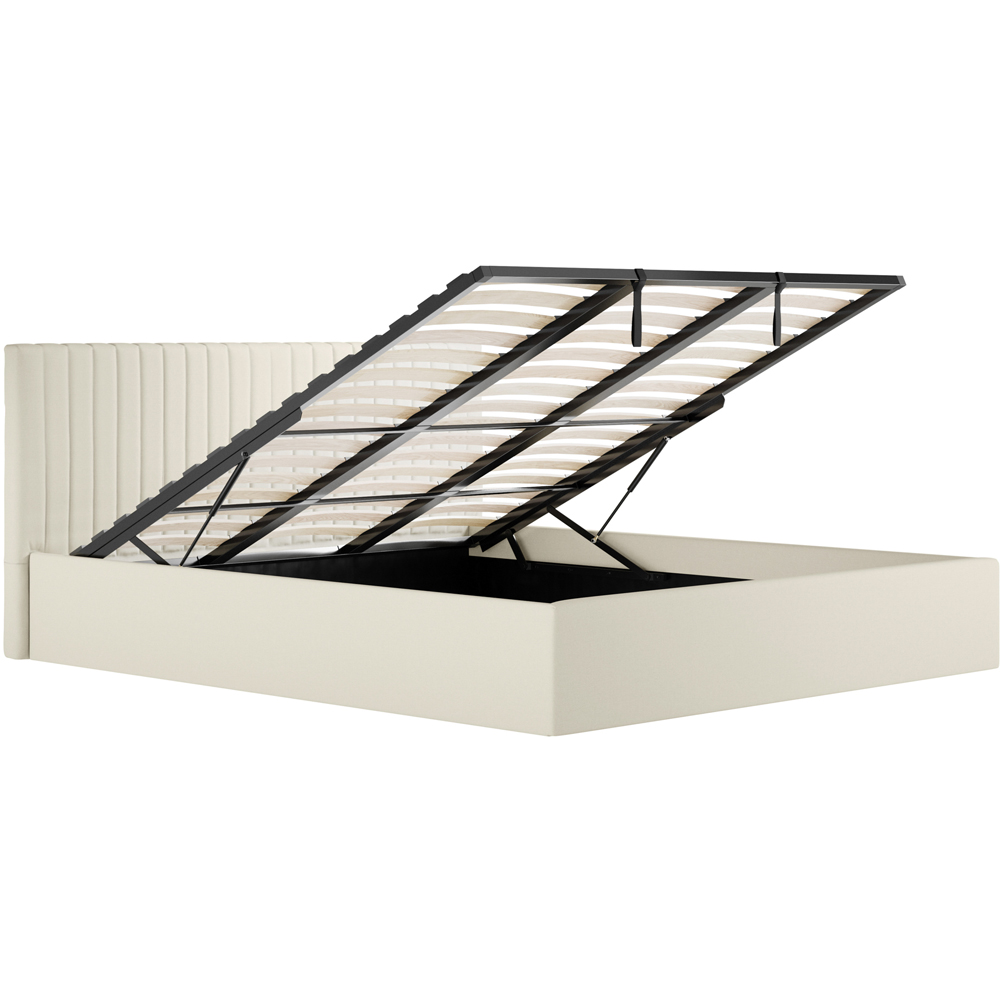 LPD Home Berlin Milk Super King Size Ottoman Bed Image 3
