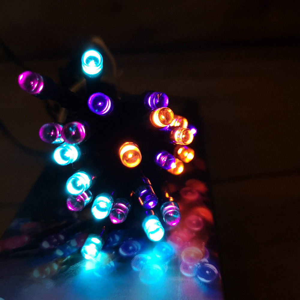 Samuel Alexander 24 Rainbow LED Battery Operated Christmas String Light Image 7