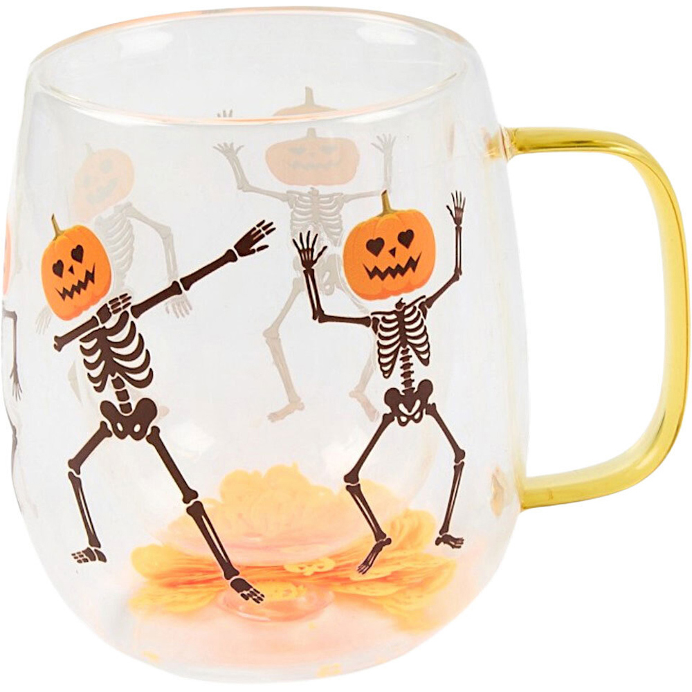 Halloween Glass Double Wall Mug Image 2