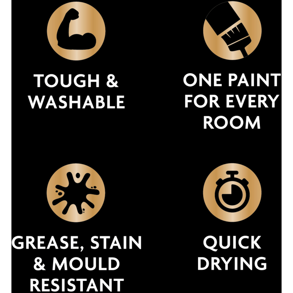 Ronseal One Coat Everywhere Smooth Stone Matt Interior Paint 5L Image 6