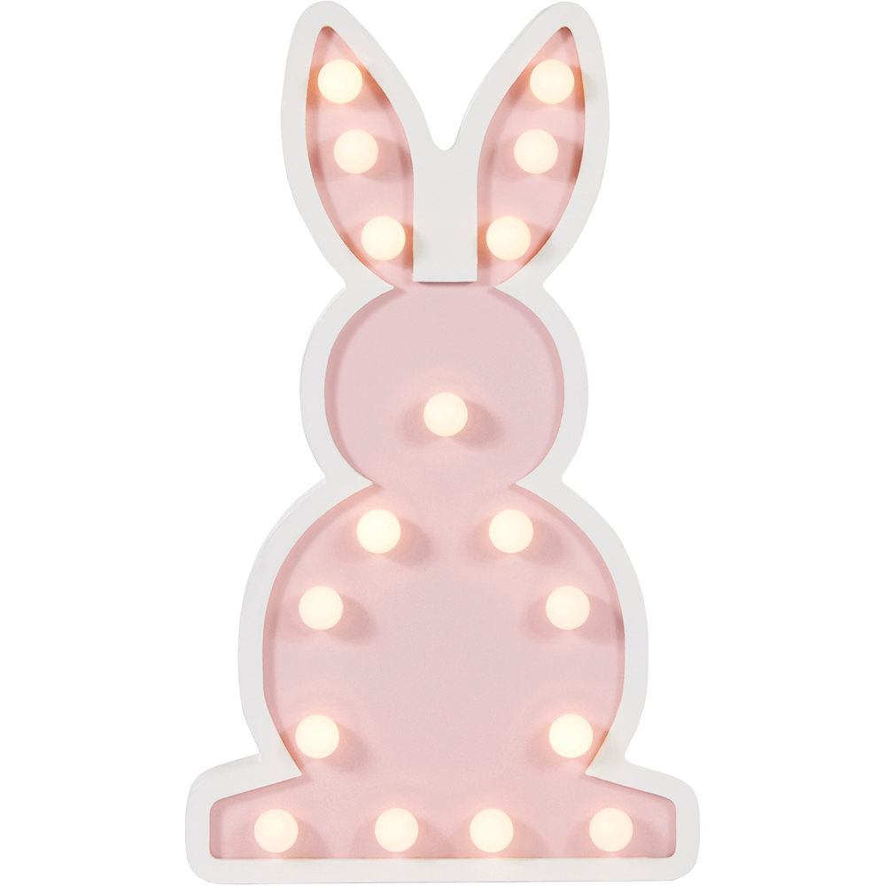 Glow Bunny Pink LED Table Light Image 3