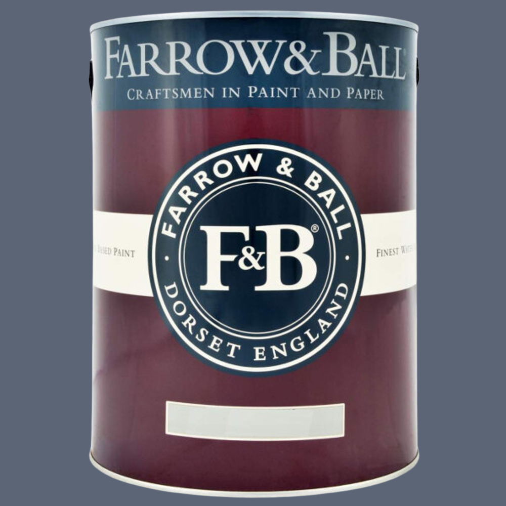 Farrow & Ball Interior Wood and Metal 308 Wine Dark Flat Eggshell Paint 5L Image 2