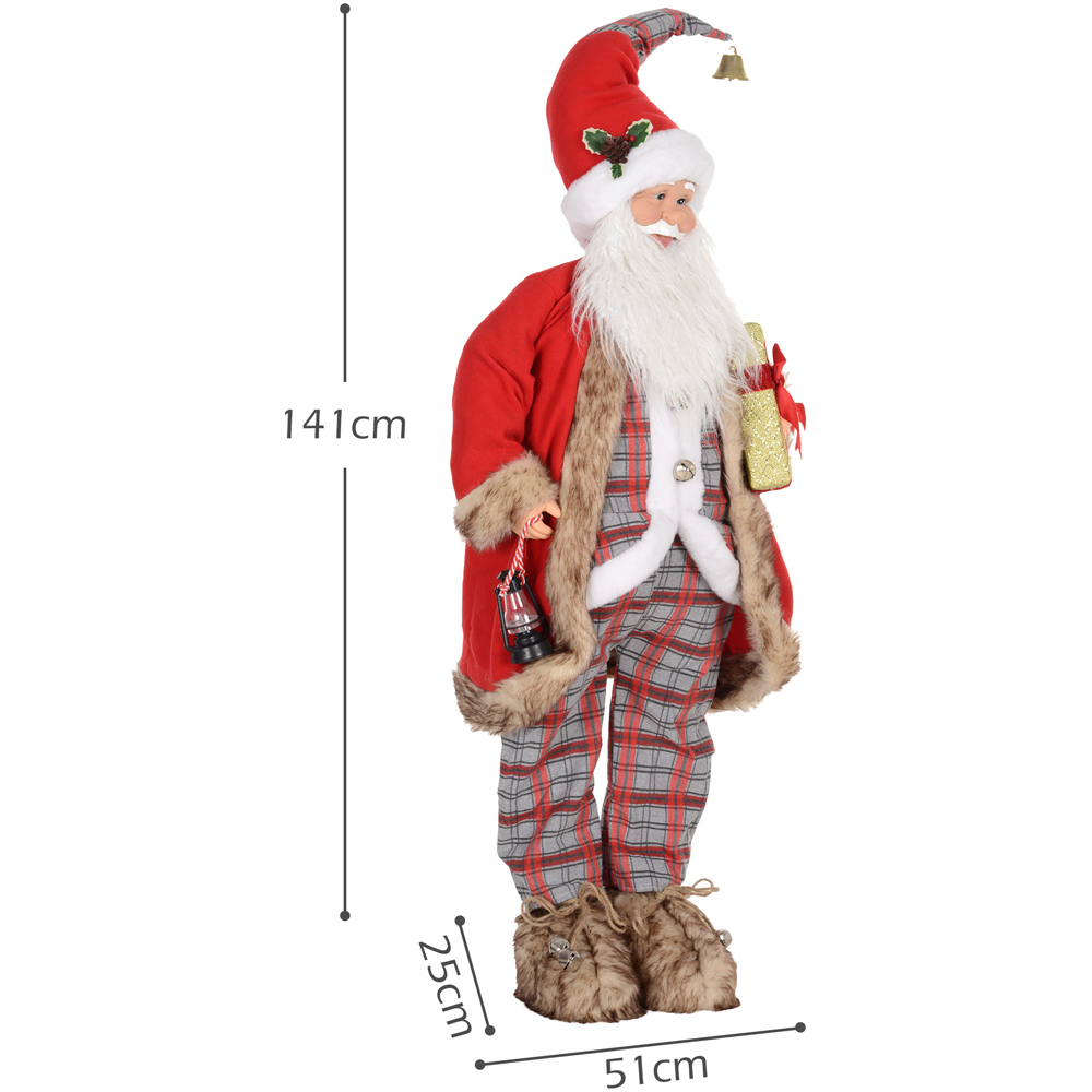 Everglow Animated and Sound Activated Santa Claus 4.6ft | Homebase