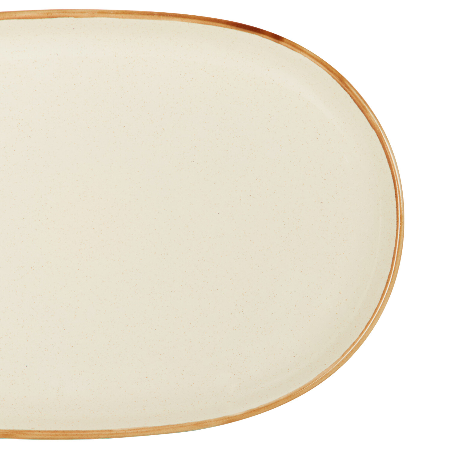 Sesame Speckle Stoneware Platter - Oatmeal and Sesame Image 2