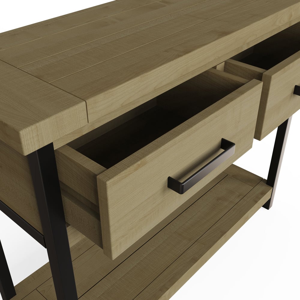 FWStyle Lowry Industrial Console Hall Table Image 3