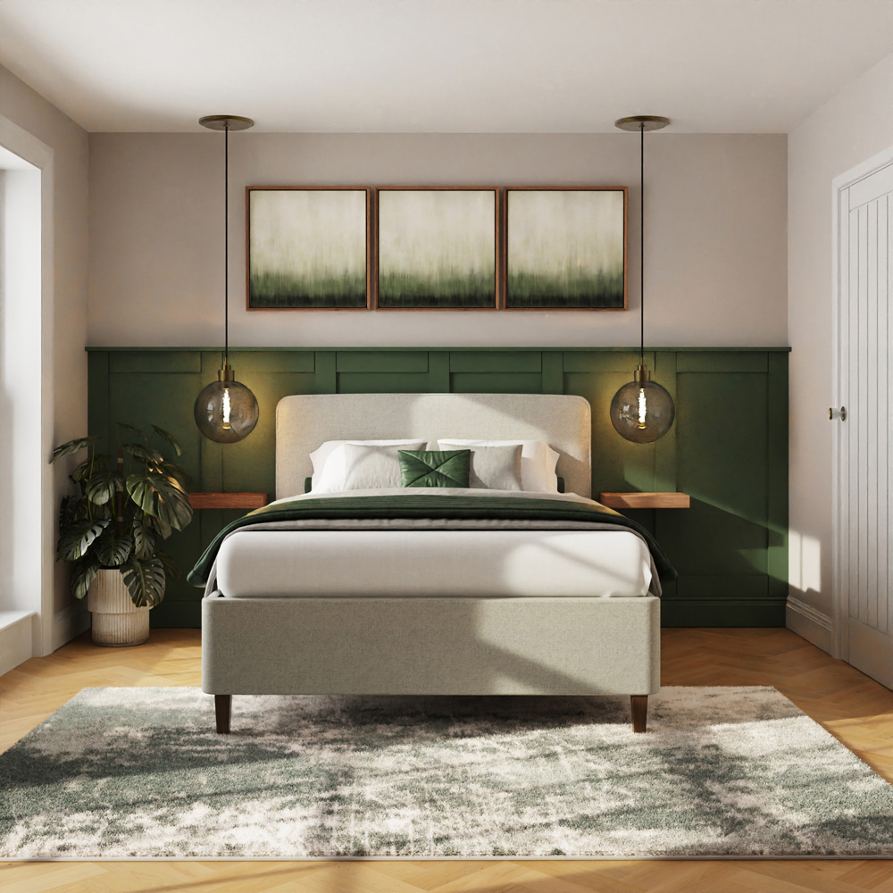 GFW Addison King Size Grey Ottoman Bed Frame Image 8