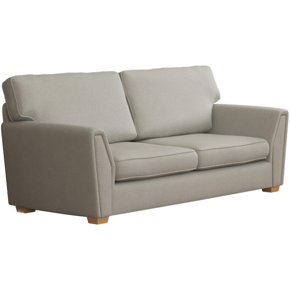 Wendleberry 3 Seater Mink Venice Fixed Back Sofa Image 3