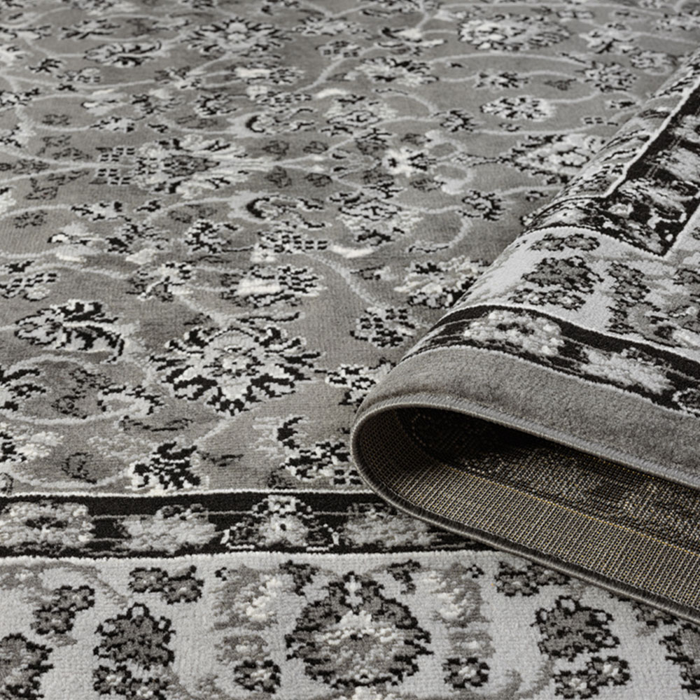 Desire Rugs Obsidian Grey Classical Traditional Rug 160 x 230cm Image 4