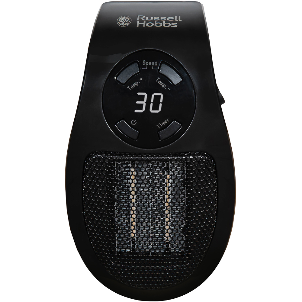Russell Hobbs RHPH2001B Black Ceramic Plug Heater 500W Image 2