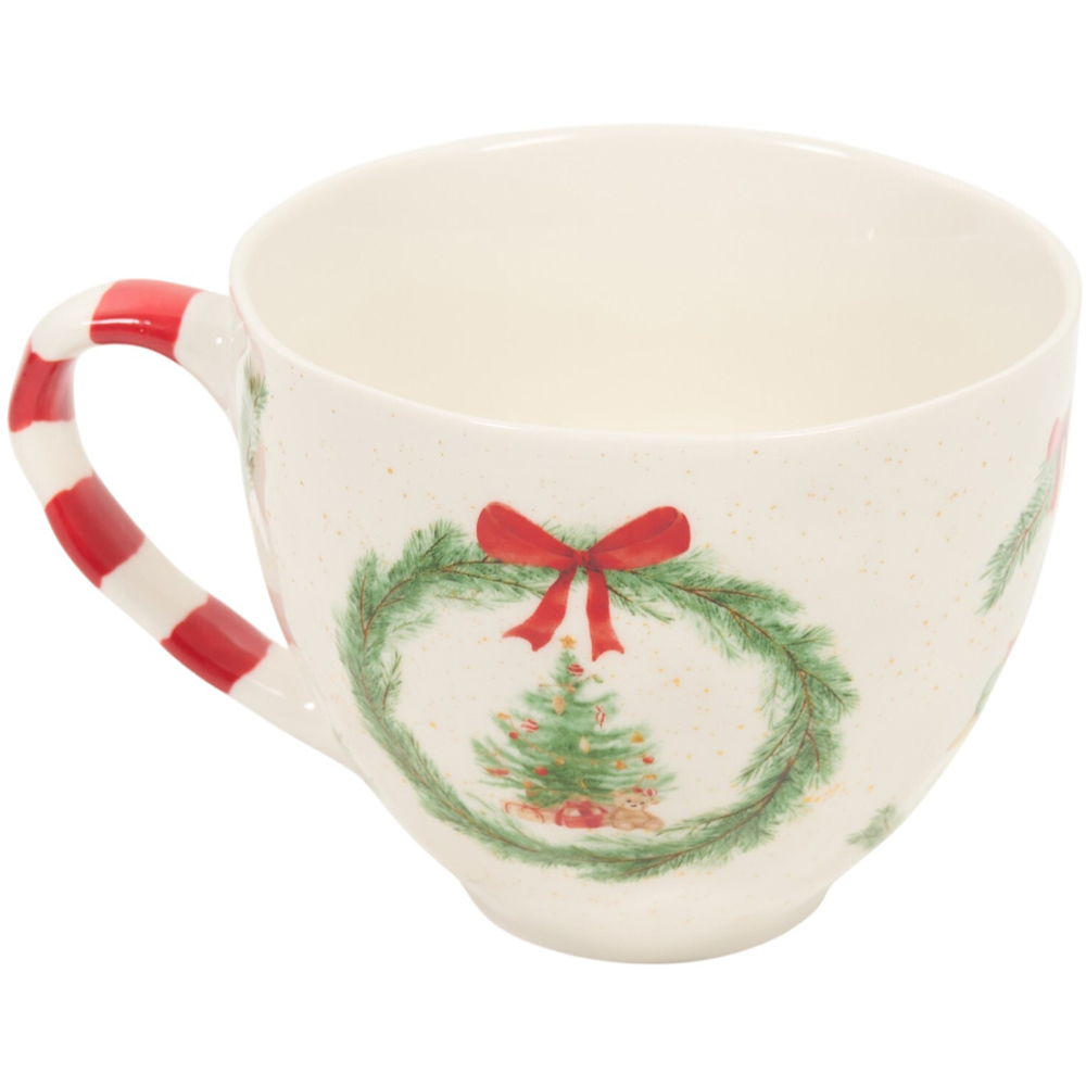 Wreath Mishapen Mug Image 8