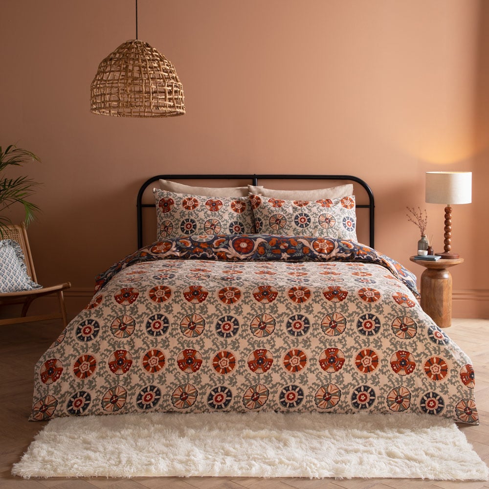 Furn Double Kinfolk Printed Reversible Duvet Set Image 2