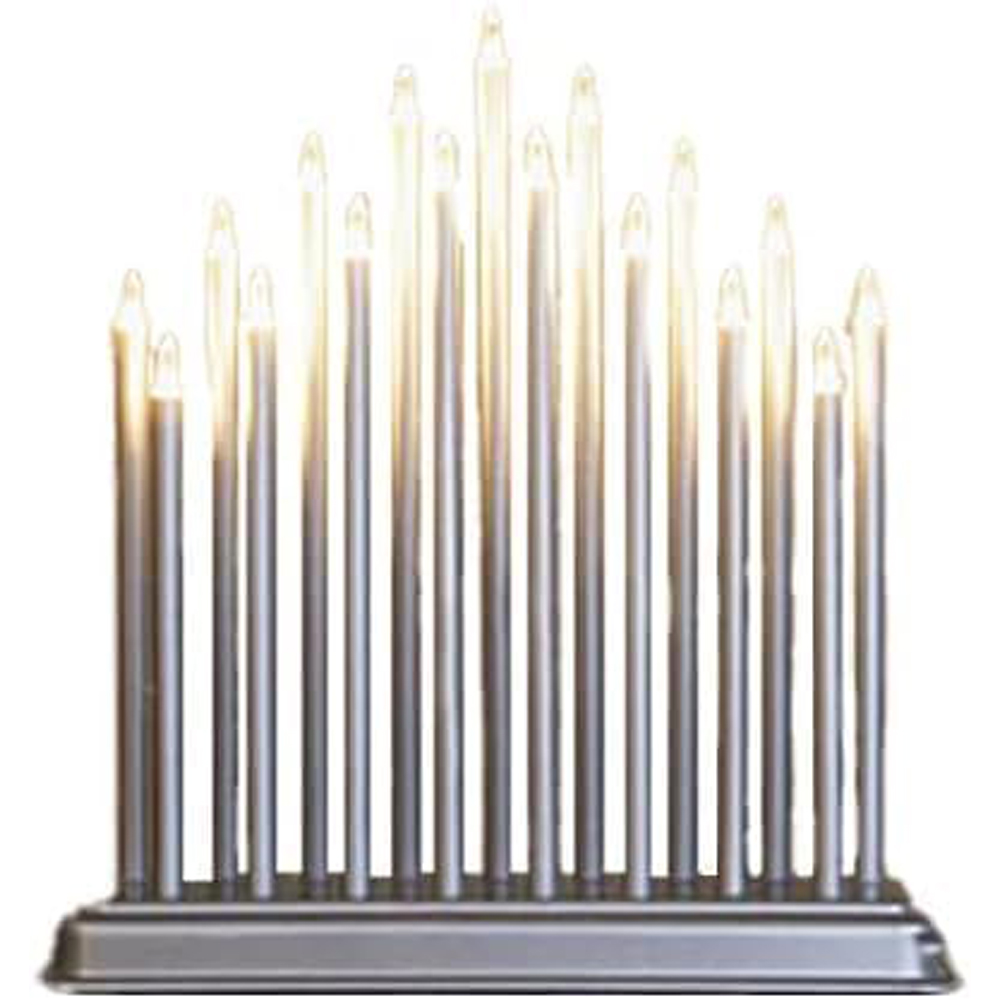 Marco Paul 17 Light Silver Candle Bridge Image 2