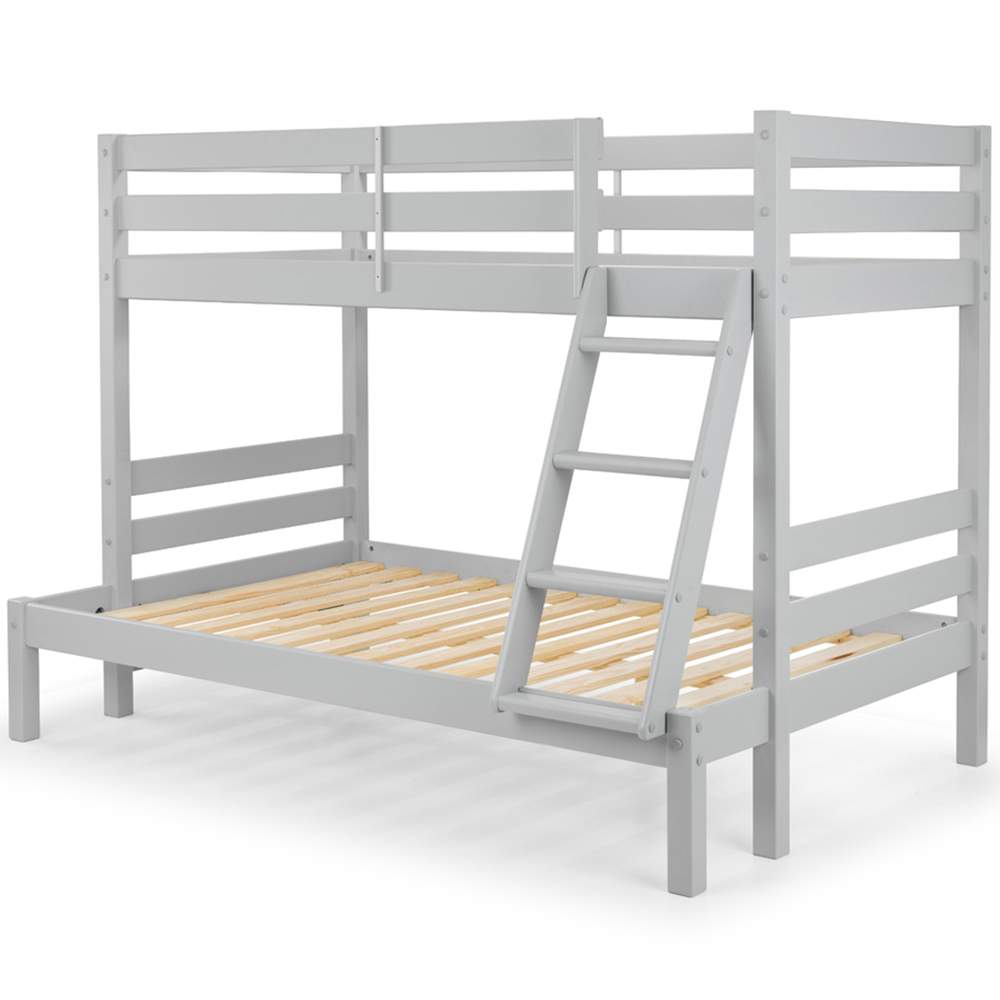 Julian Bowen Merlin Dove Grey Sleeper Bunk Bed Image 2