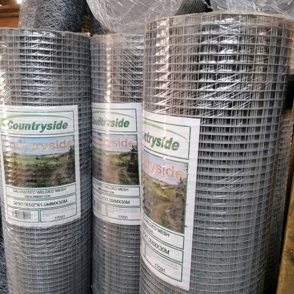 Inspirational Gifting Aviary Wire Mesh Square Galvanised Bird Fence Roll 1/2 Inch 90cm x 30m Image 5