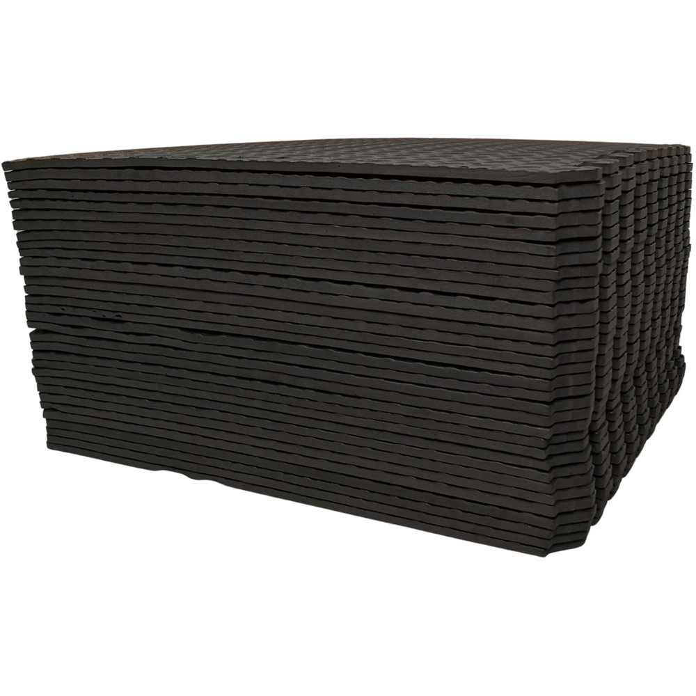 Samuel Alexander 16 Piece Black EVA Foam Protective Floor Mats 60 x 60cm Image 6