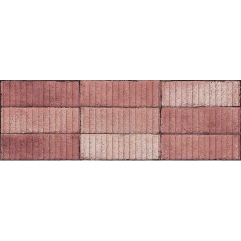 Bien Juno Ruby Gloss Ceramic Wall Tile 300 x 900mm 6 Pack Image 2