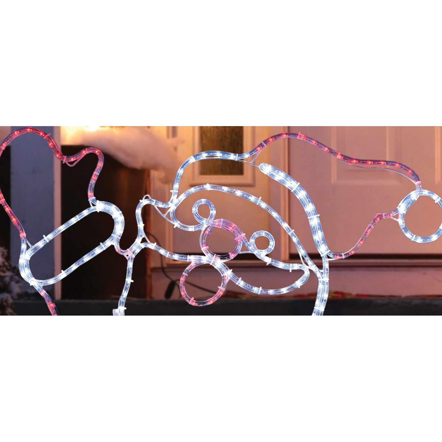 LED Festive Santa Rope Light Image 7