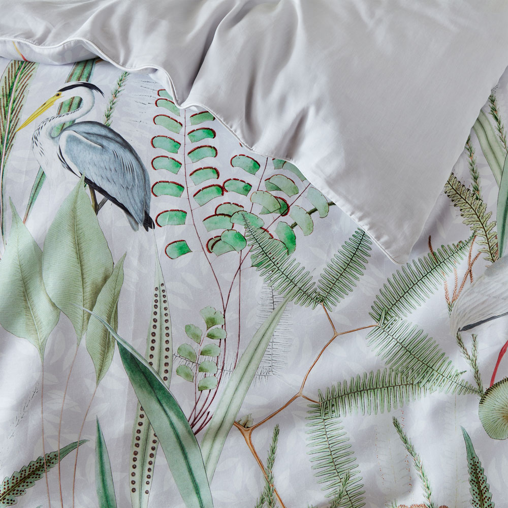 Paoletti Aaliyah Double Botanical Duvet Cover Set Image 3