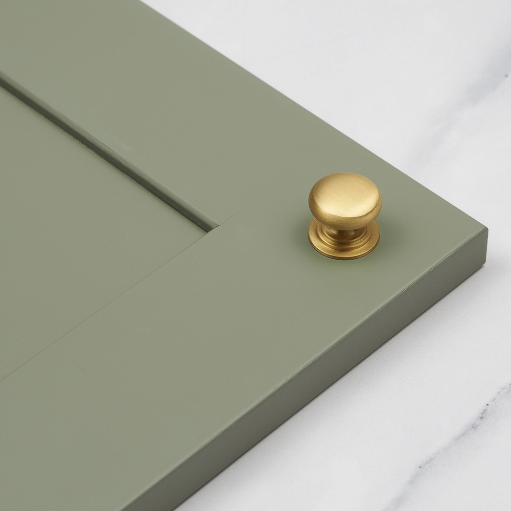 Handle & Home Satin Brass Knob 25mm Image 3