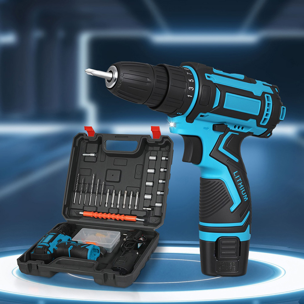 Traderight Cordless Combi Drill Driver and Screwdriver Set with Battery Image 3