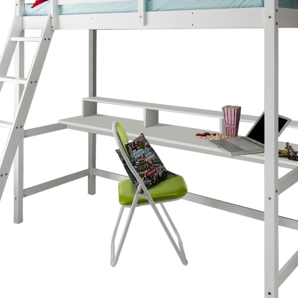 Noa and Nani Thea White Desk for High Sleeper Cabin Bed Image 2