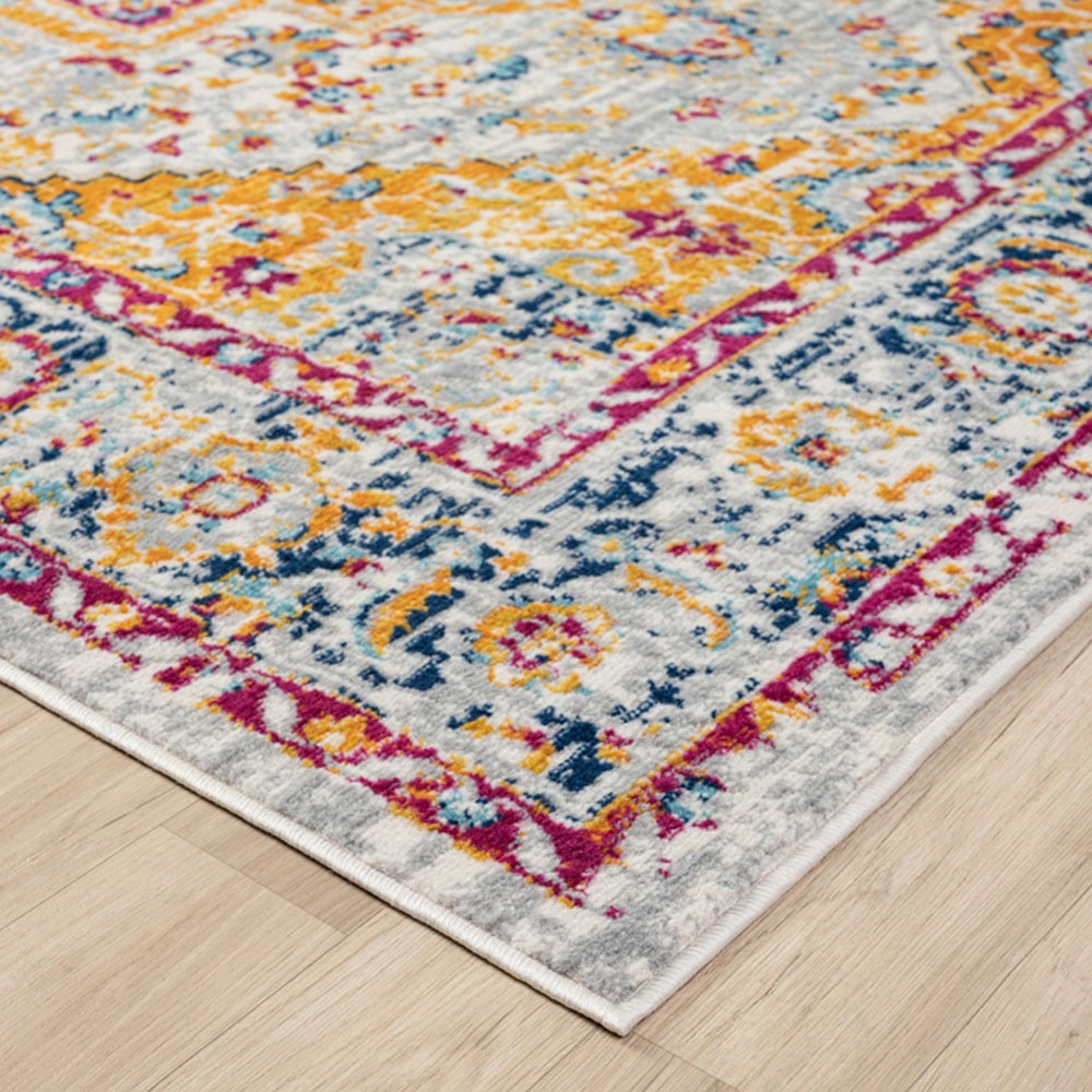 Desire Rugs San Marino Multicolour Floral Rug 60 x 220cm Image 3