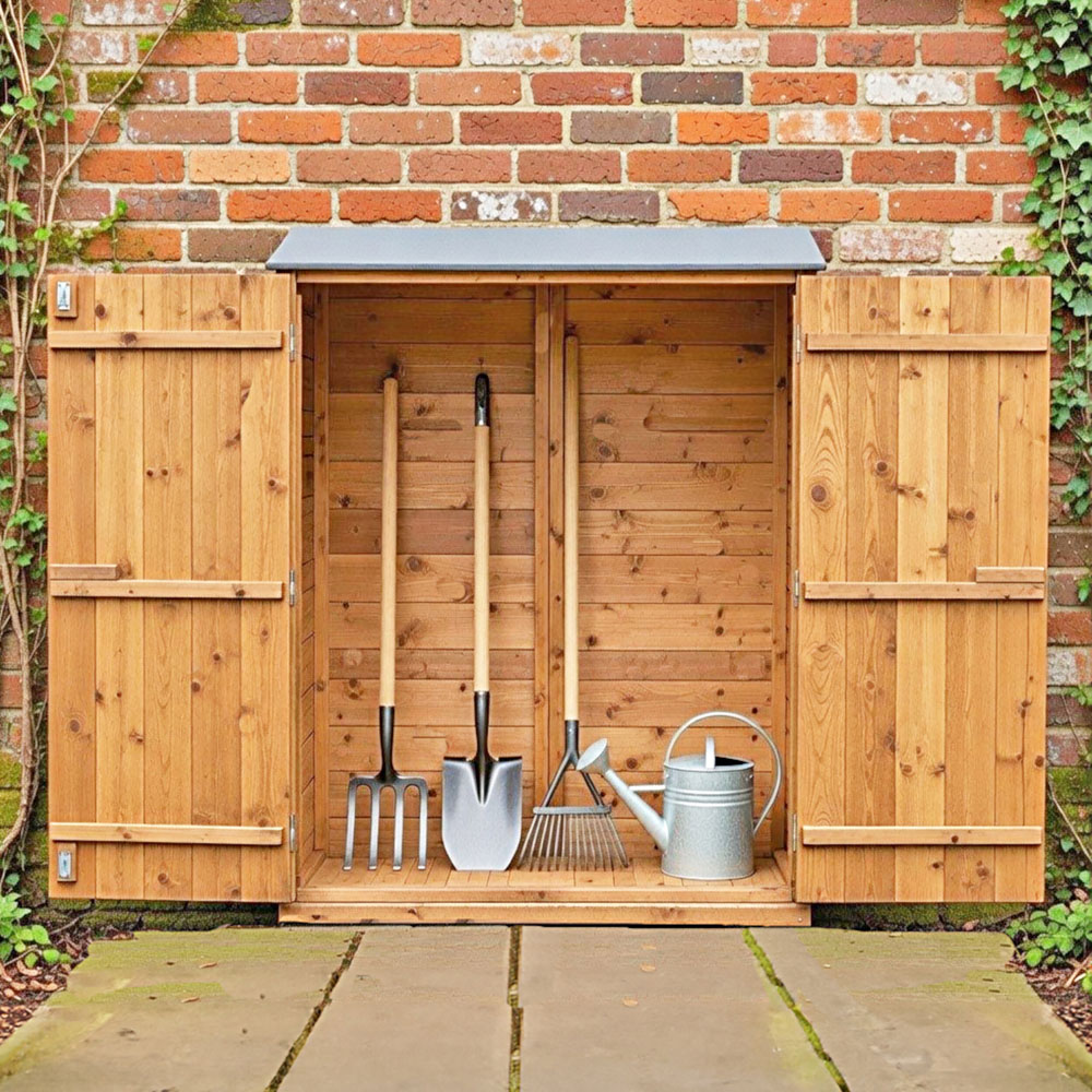 Shire 4 x 2ft Double Door Shiplap Tool Shed Image 3