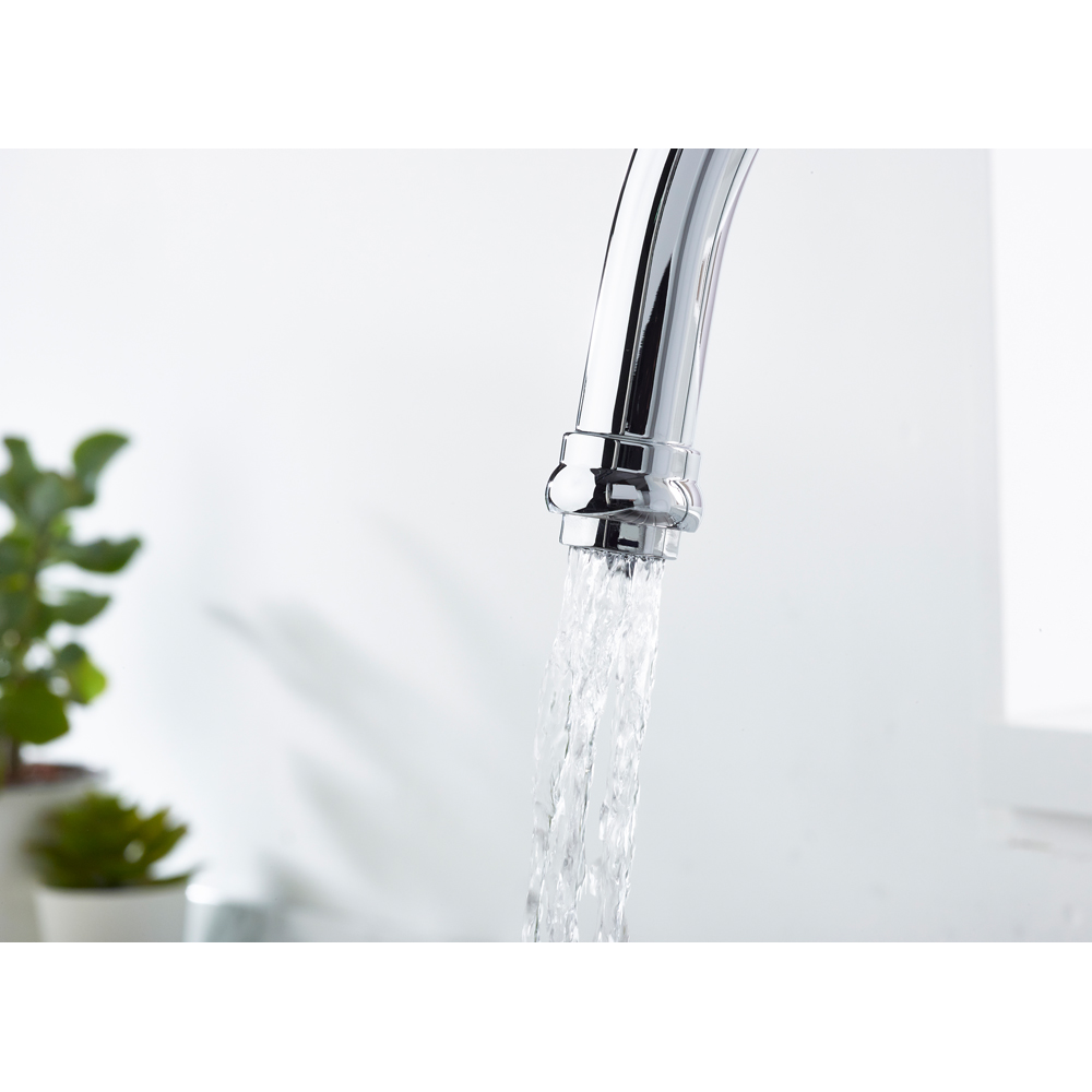 Bristan 1901 Chrome Easyfit Kitchen Mono Sink Mixer Tap Image 4