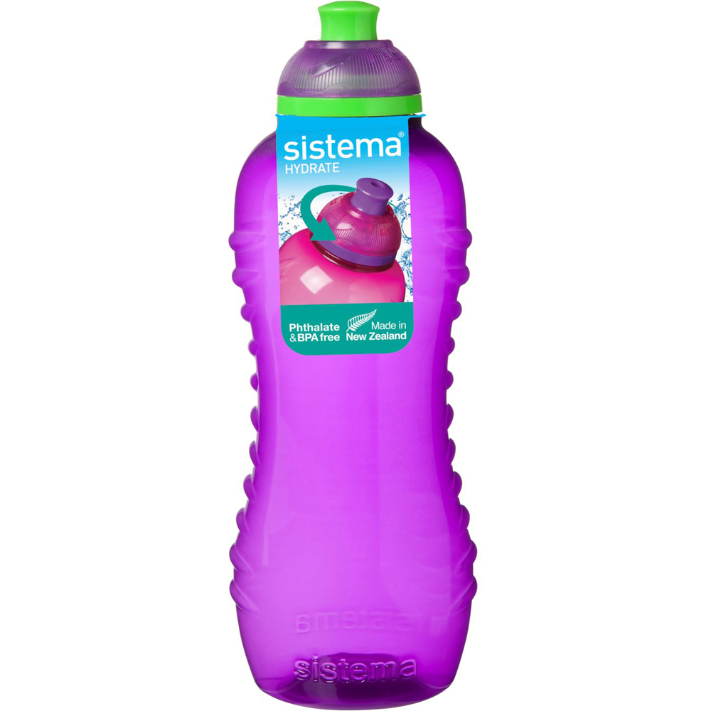 Single Frosted Fairytale Sistema Twister Sports Bottle 460ml in Assorted styles Image 4