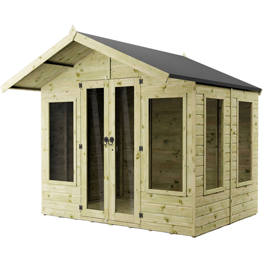 Mercia 6 x 8ft Double Door Premium Sussex Traditional Summerhouse Image 3