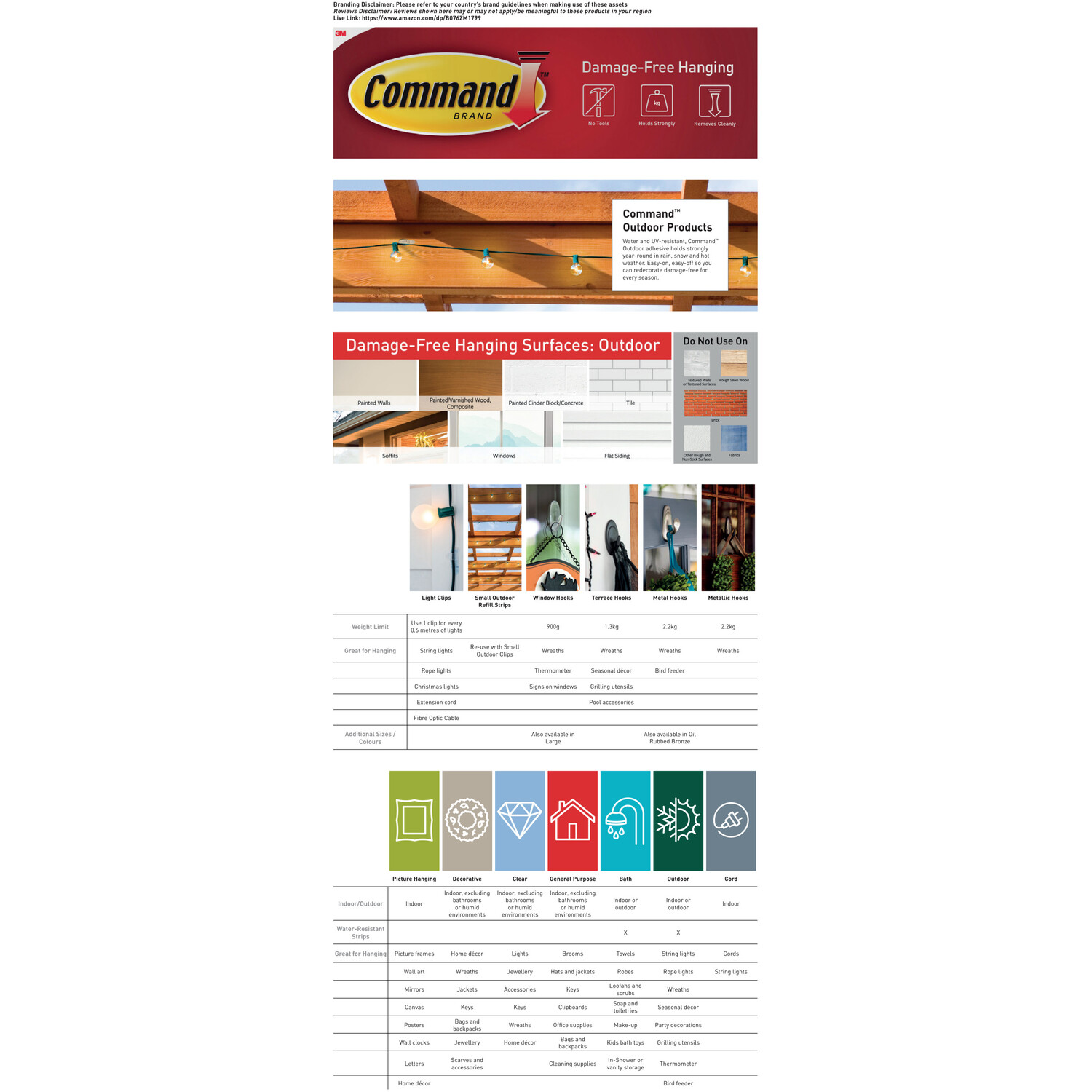 Outdoor Mini Hooks White Image 2