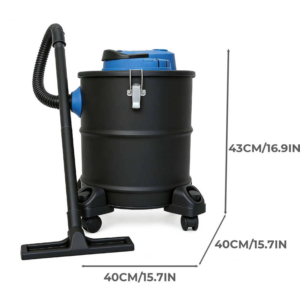 Spector RB1022-BK-UK Fireplace Ash Vacuum Cleaner 20L 1200W Image 9