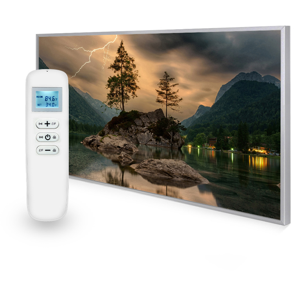Mirrorstone Nexus Thunder Mountain Image Wi-Fi Infrared Heating Panel 580W 595 x 995mm Image 2