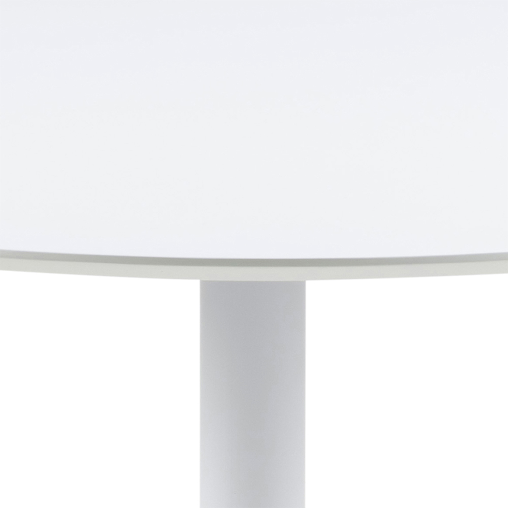 Florence Ibiza Round 4 Seater Dining Table White Image 5