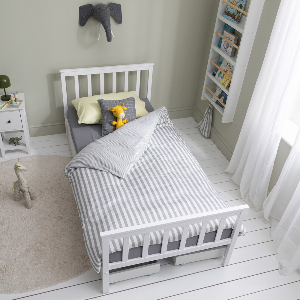 Noa and Nani Joli White Underbed Storage Drawer Set of 2 Image 6