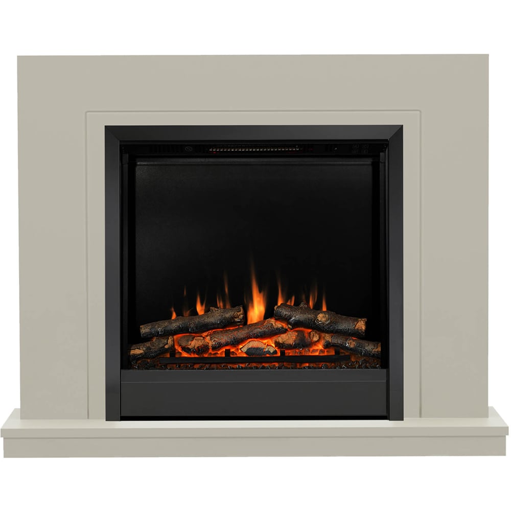 Colby Stone Finish Timber Electric Suite 38 inch Image 3