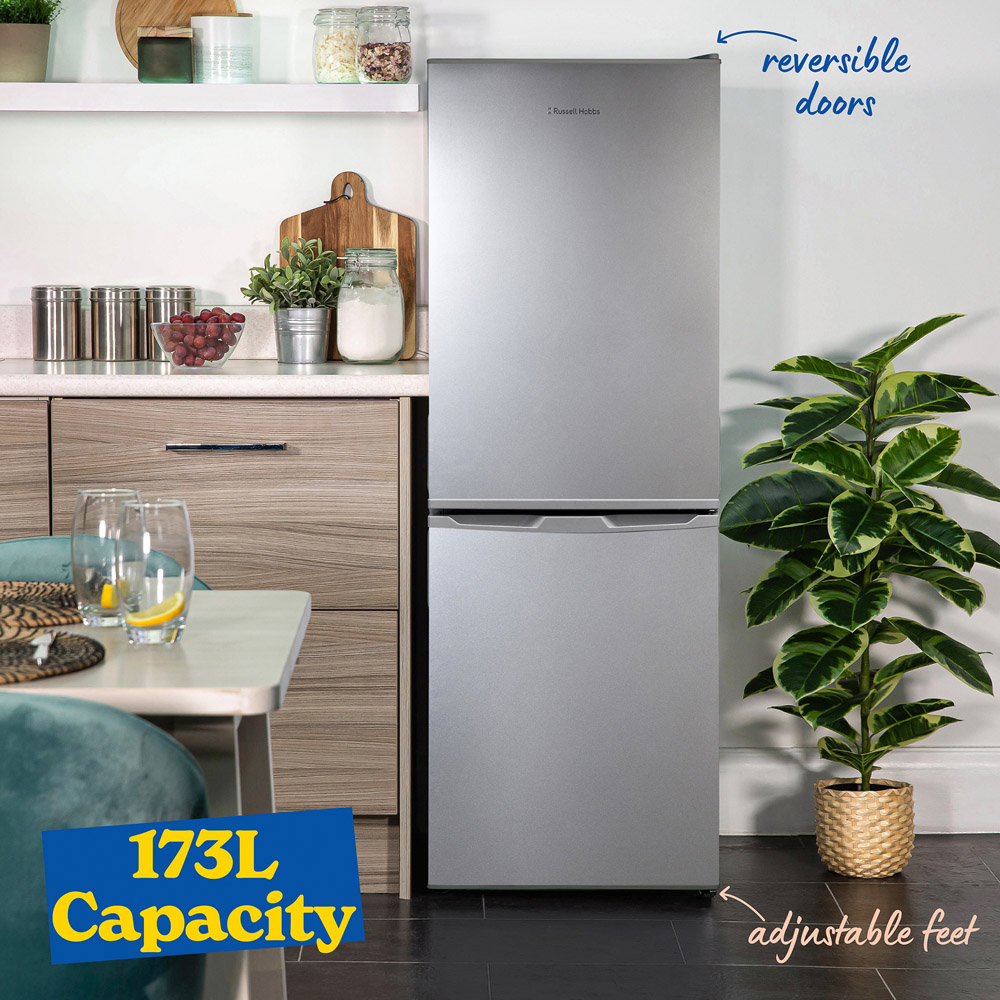 Russell Hobbs RH145FF501E1S Silver Low Frost 174L Fridge Freezer Image 4