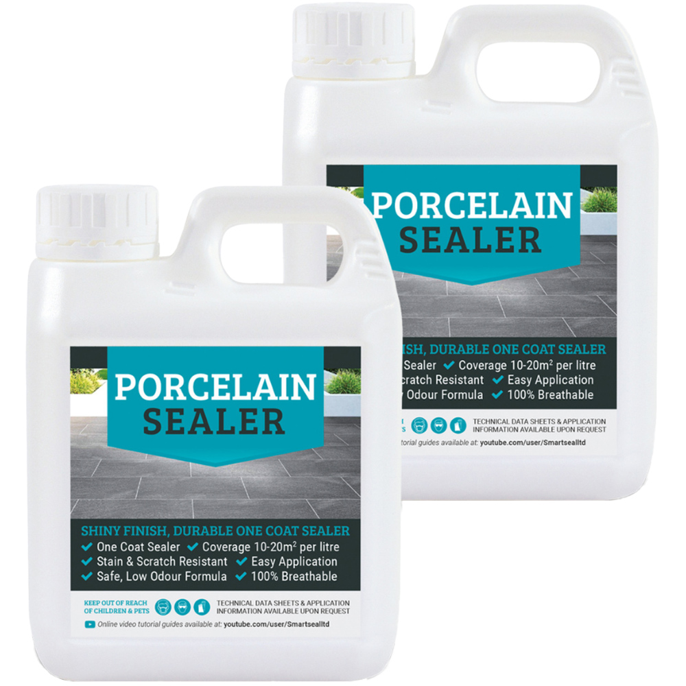 SmartSeal Porcelain Tile Sealer 1L 2 Pack Image 1