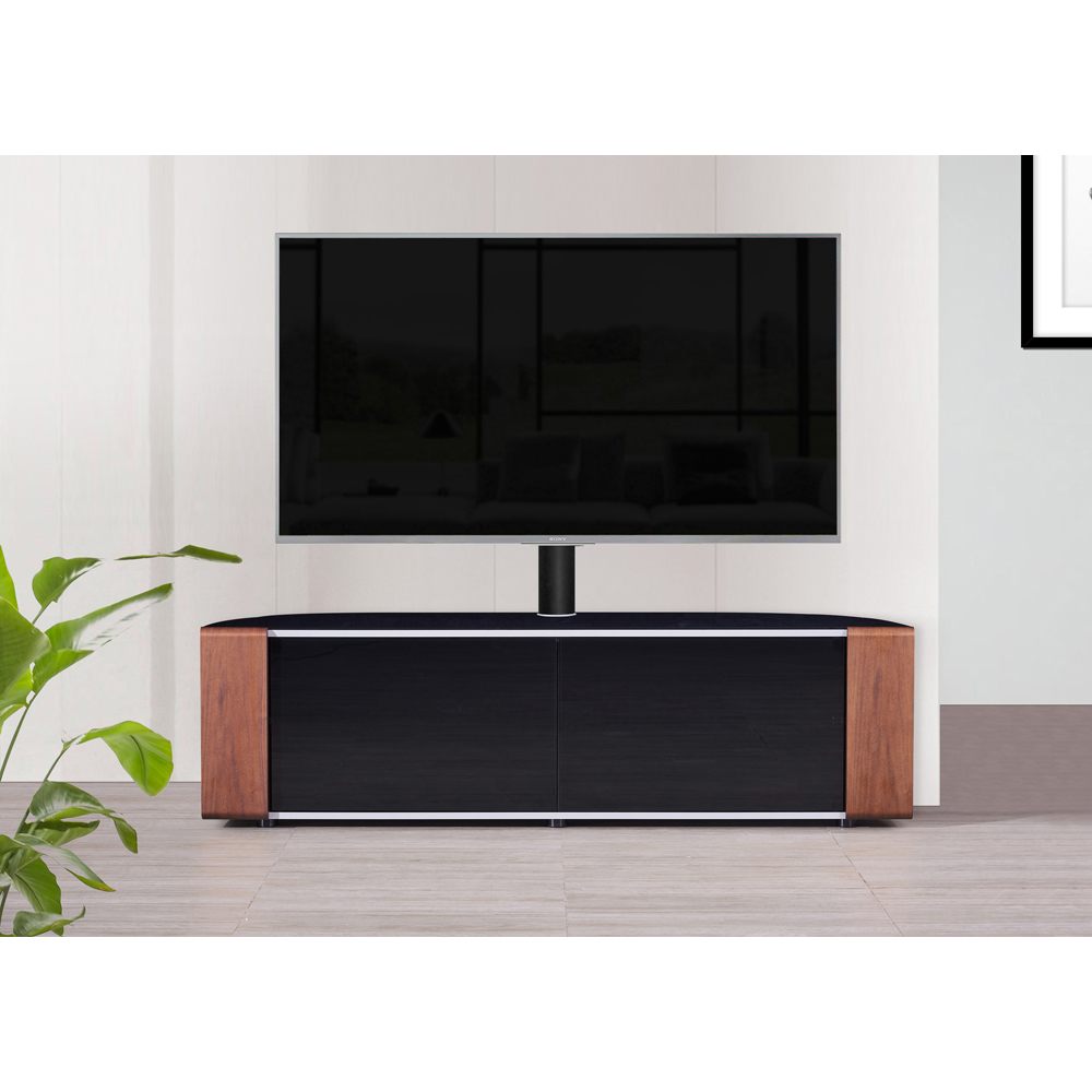 MDA Designs Sirius 1600 Hybrid 2 Door Walnut and Oak Complete TV Cabinet Image 4