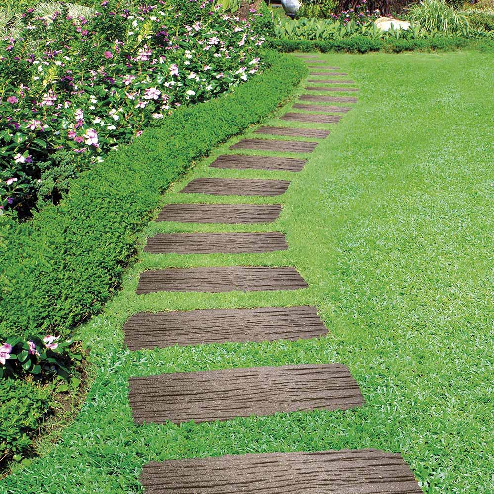 Primeur 25 x 6cm Railroad Earth Stepping Stone 2 Pack Image 3