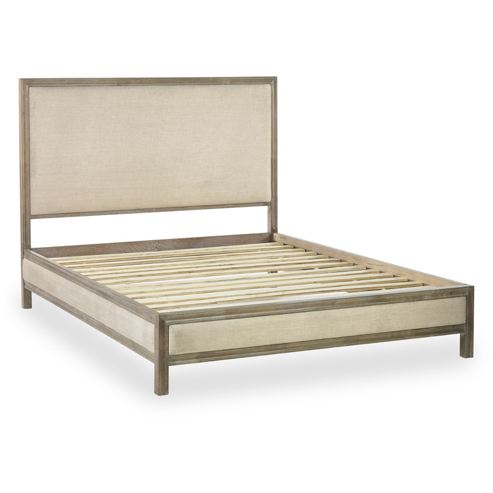 Julian Bowen Lucie King Size Cream Upholstered Bed Frame Image 5