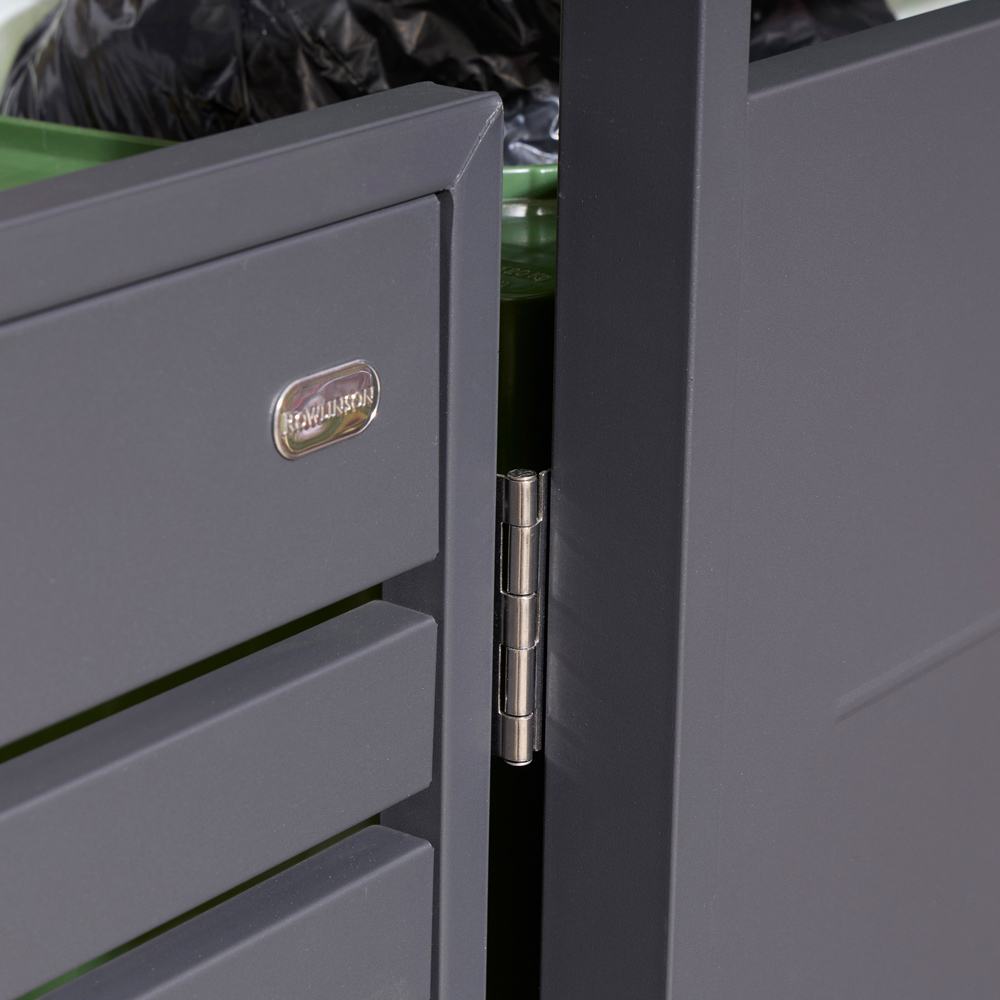 Rowlinson Chelsea Anthracite Wheelie Bin Store Image 5