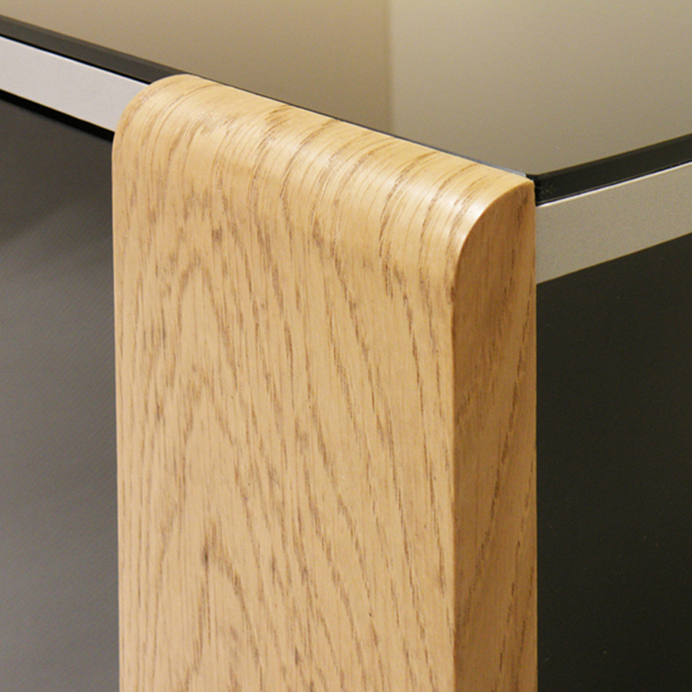 MDA Designs Sirius 1200 2 Door Walnut and Oak TV Cabinet Image 7