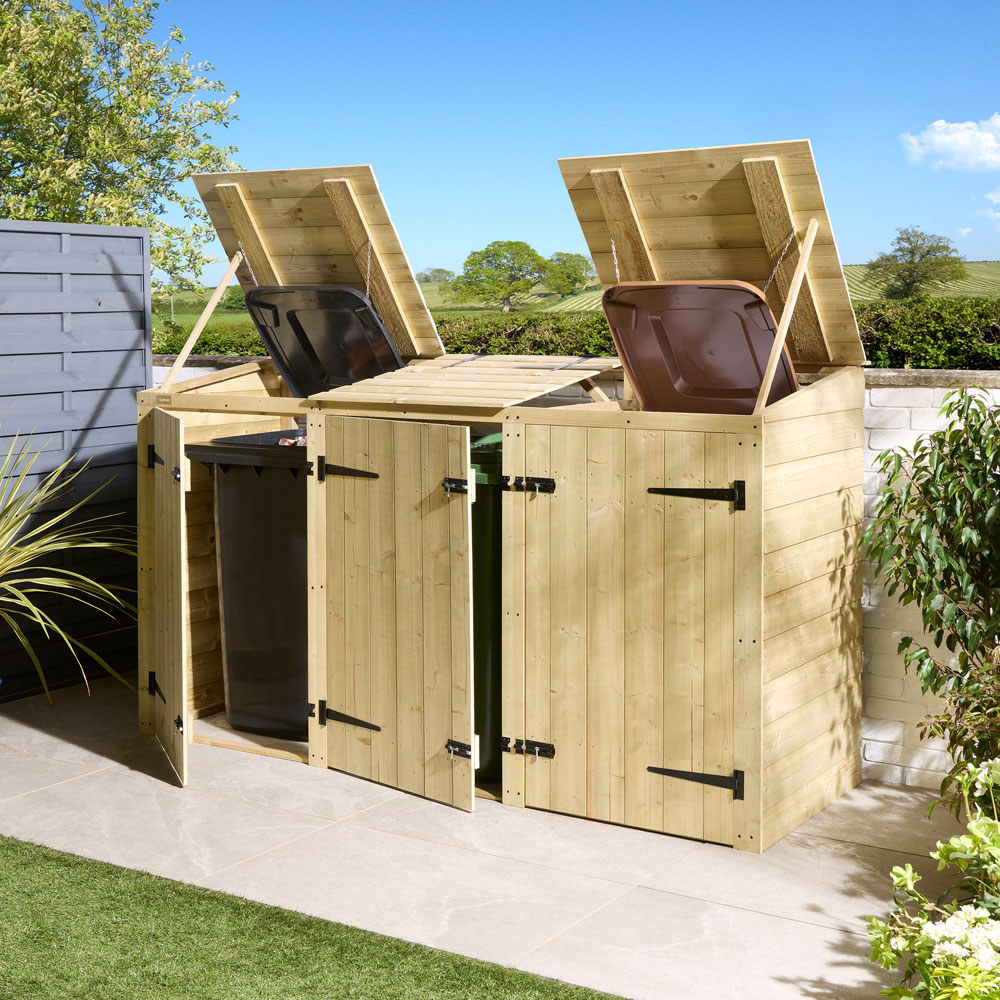 Rowlinson Premier Triple Shiplap Bin Store Image 9