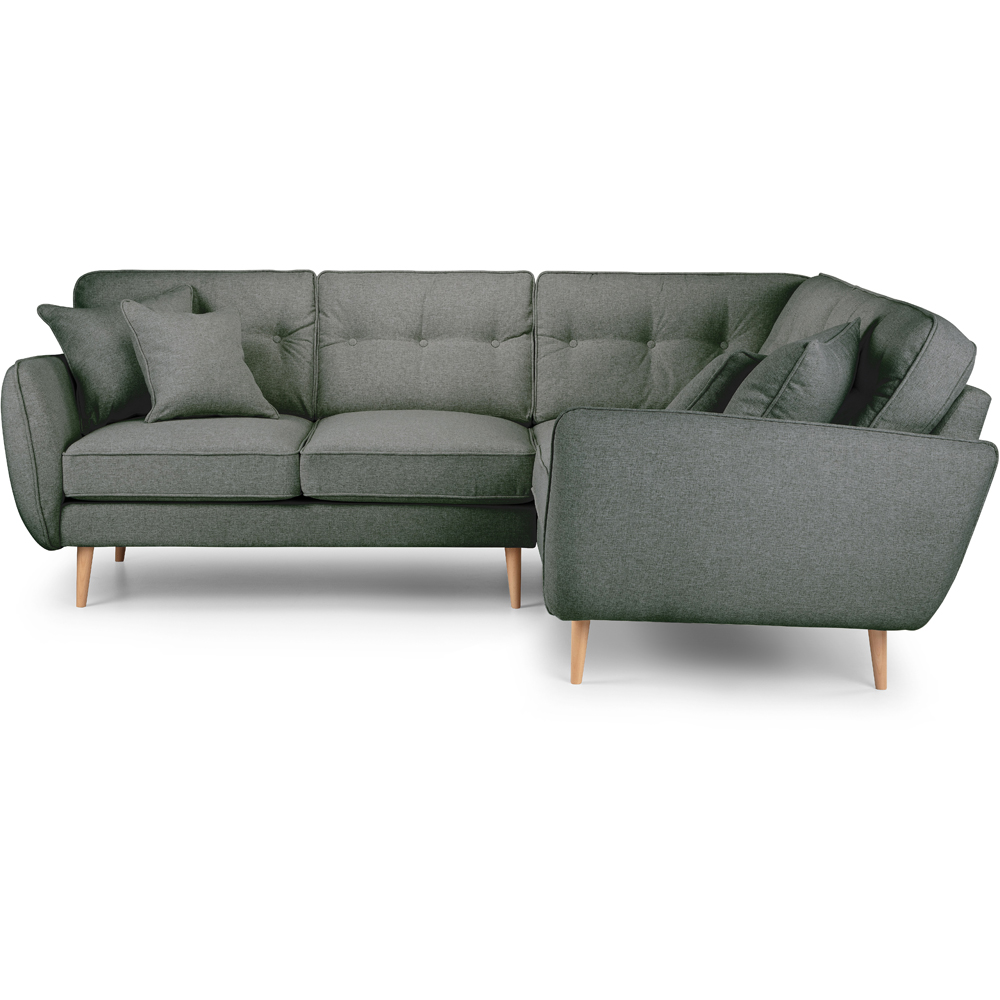 Opry Faro 4 Seater Button Back Slate Corner Sofa Image 3