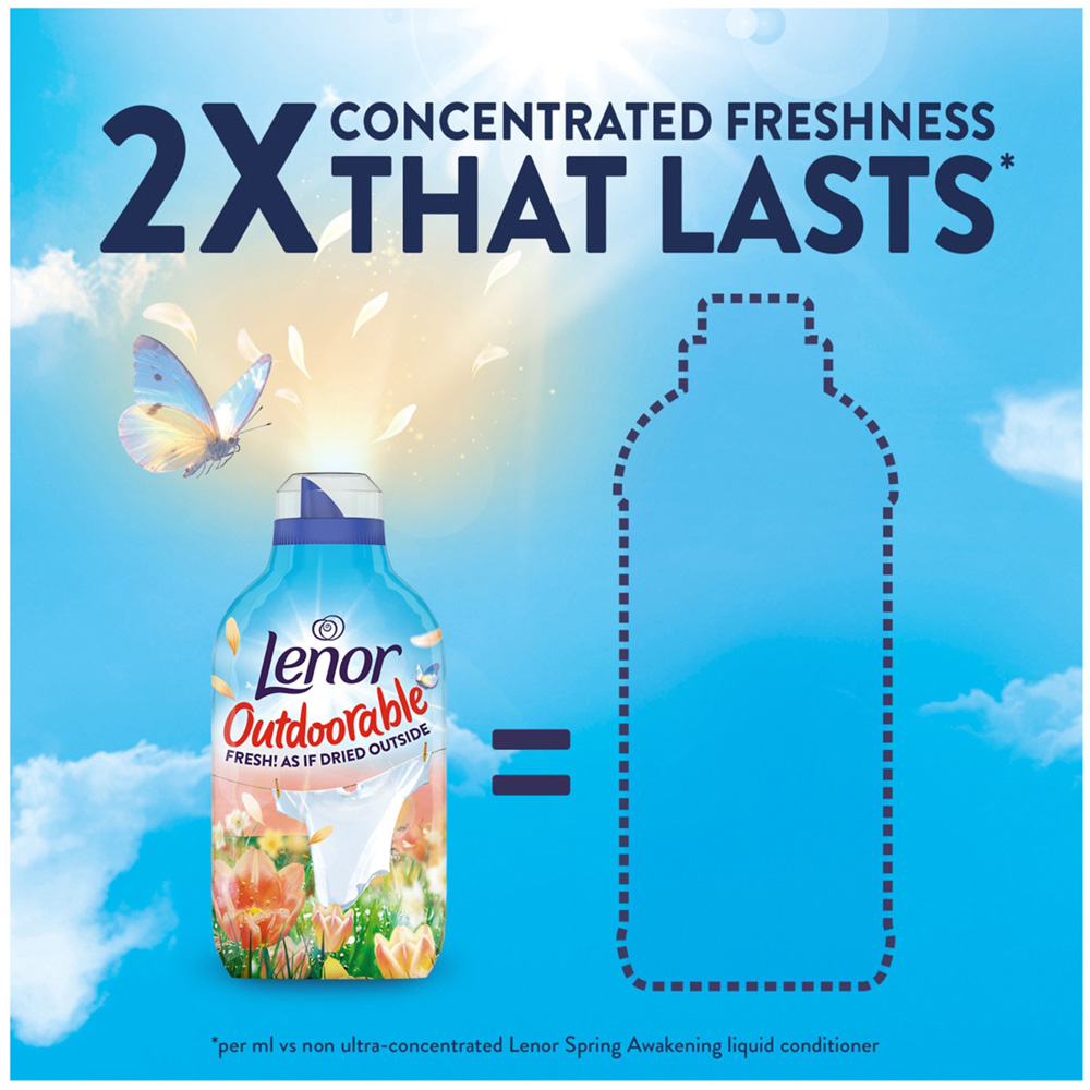 Lenor Outdoorable Fresh Fabric Conditioner 700ml First Day of Spring Image 4
