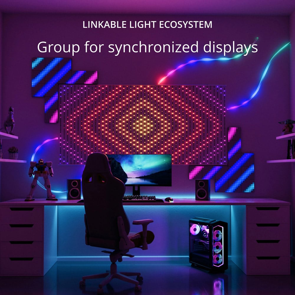 Twinkly Flex 200 Multicolour LED Smart Light Strip 2m Image 6